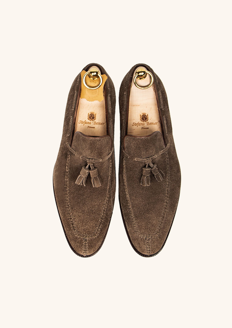 Olive Ballantine Tassel Loafers