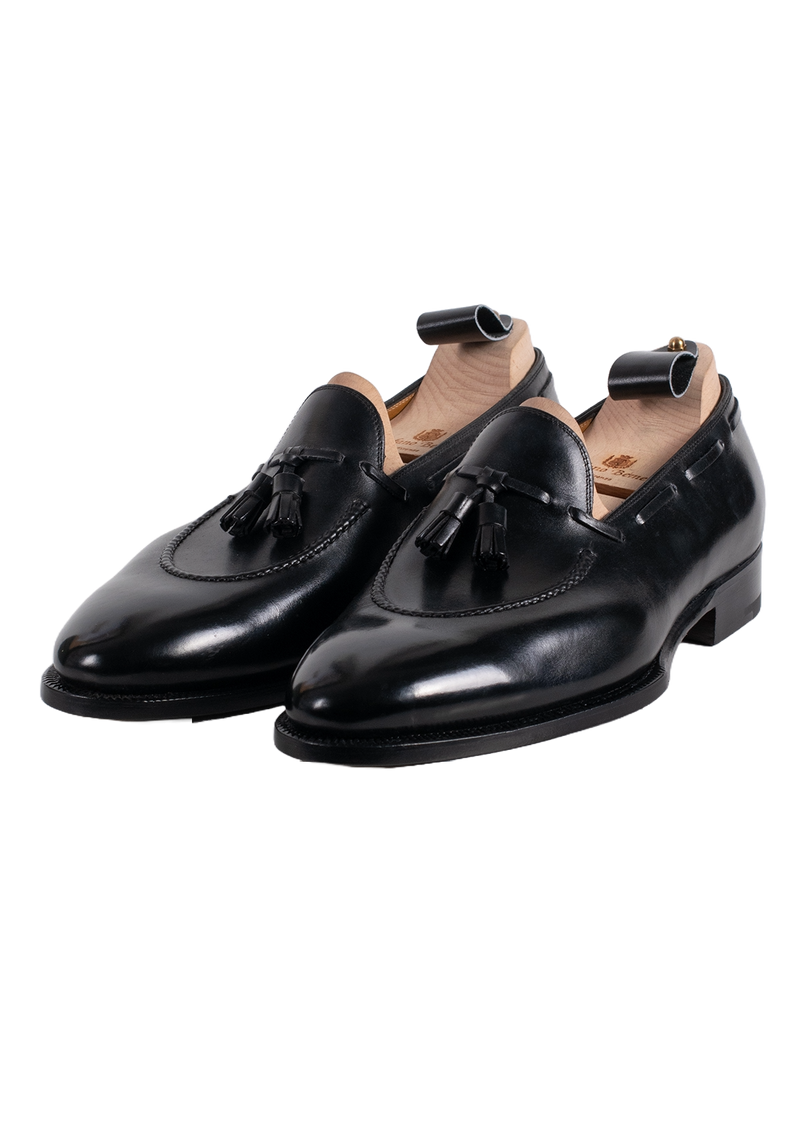 Black Tassel Loafers