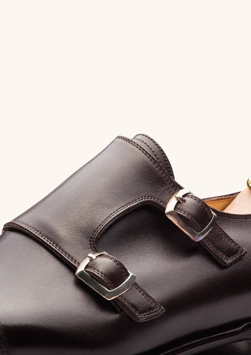 Dark Brown Double Monk Straps