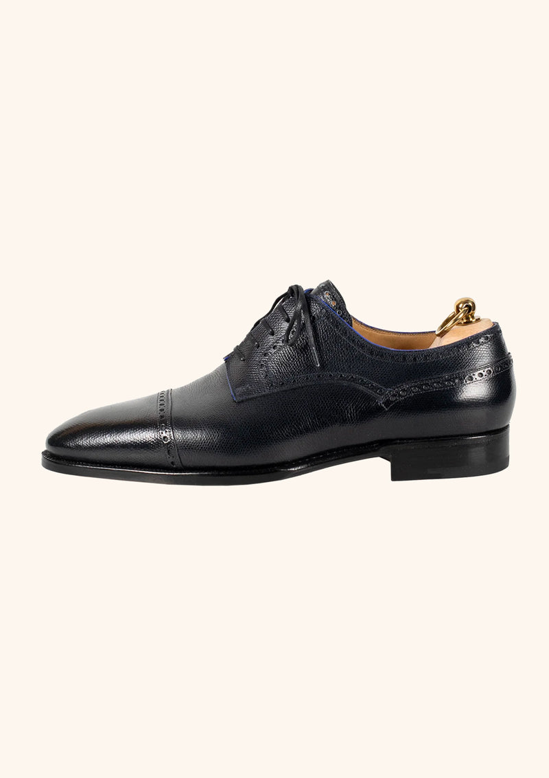 Blue Full Brogue Derbies