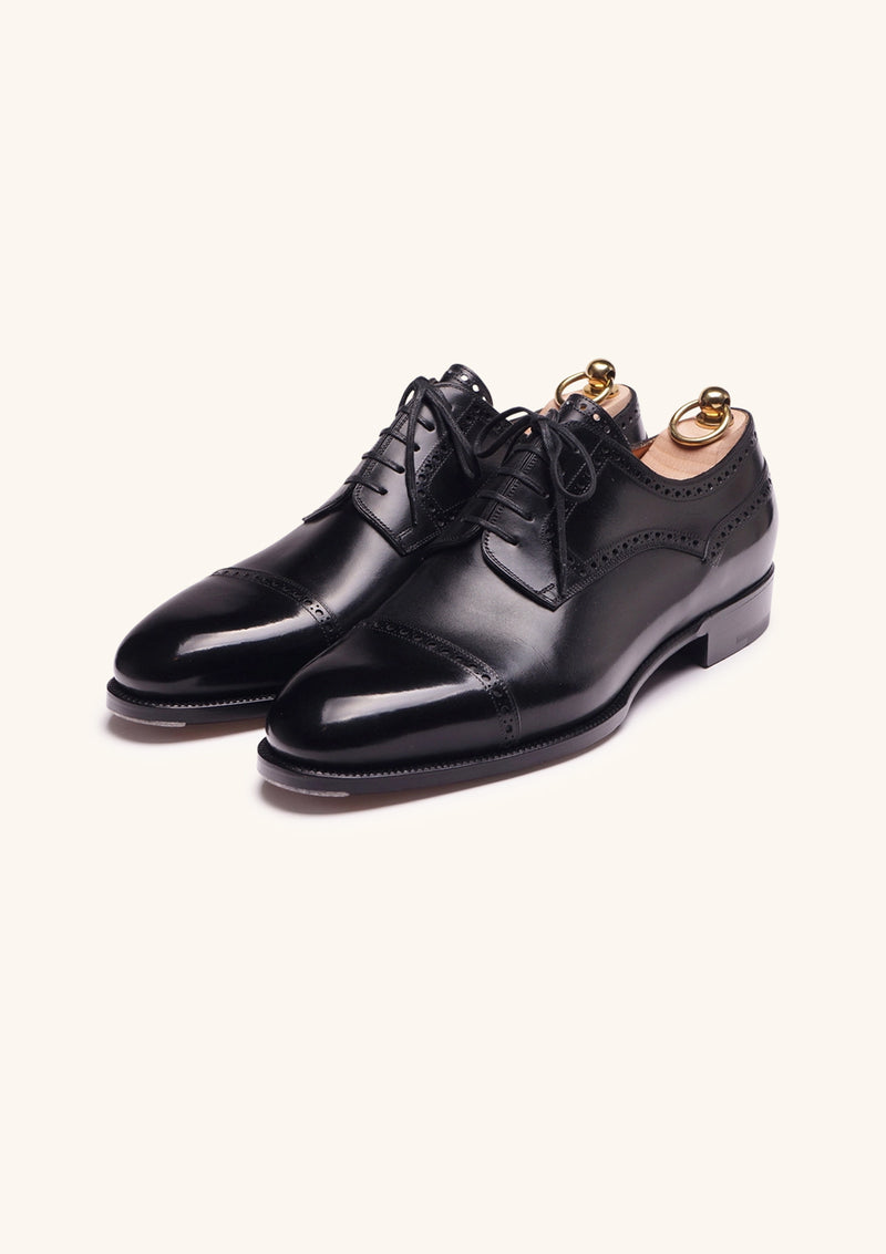 Black Cap toe Derby Brogues