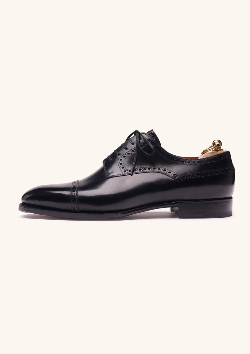Black Cap toe Derby Brogues