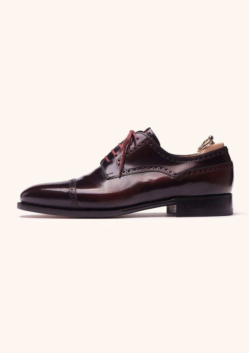 Burgundy Cap toe Derby Brogues