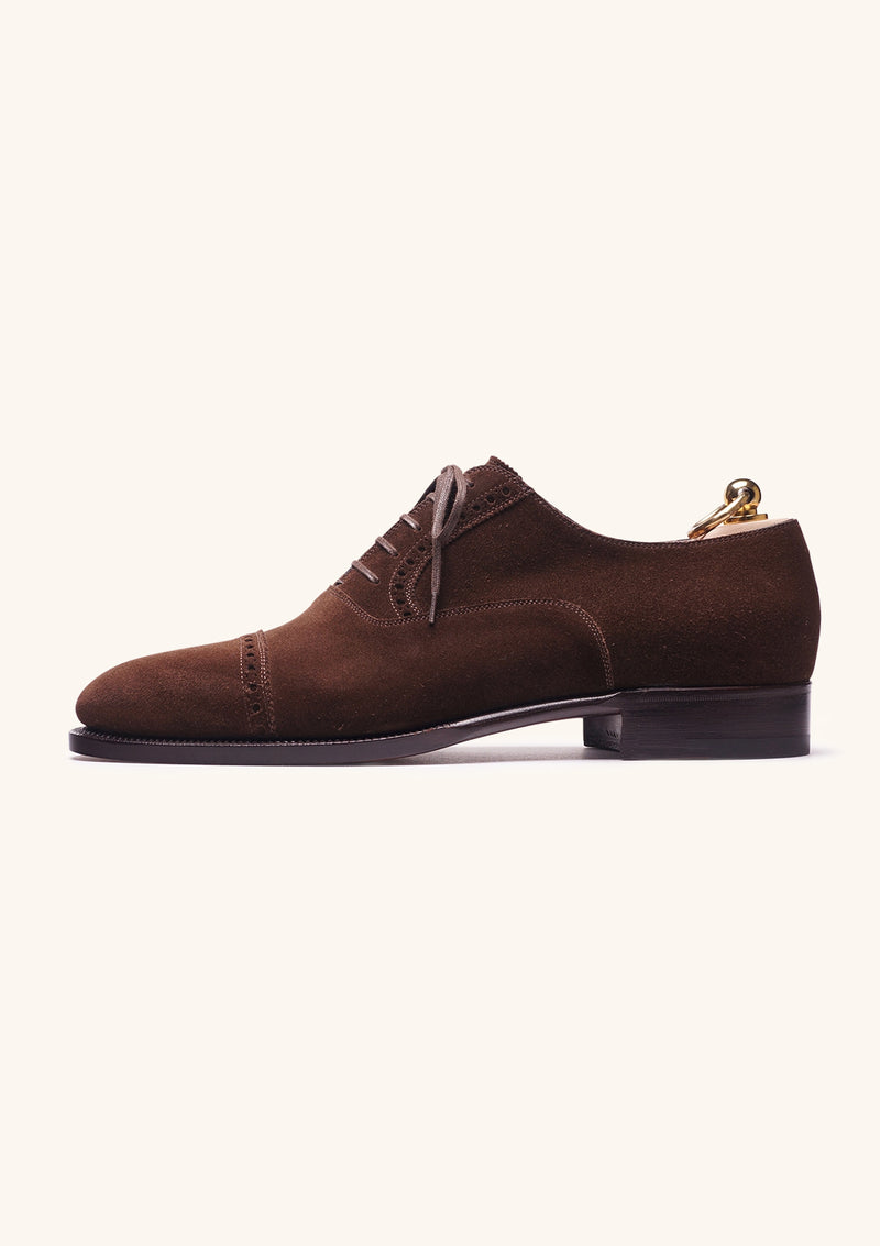 Dark Brown Cap toe Oxfords