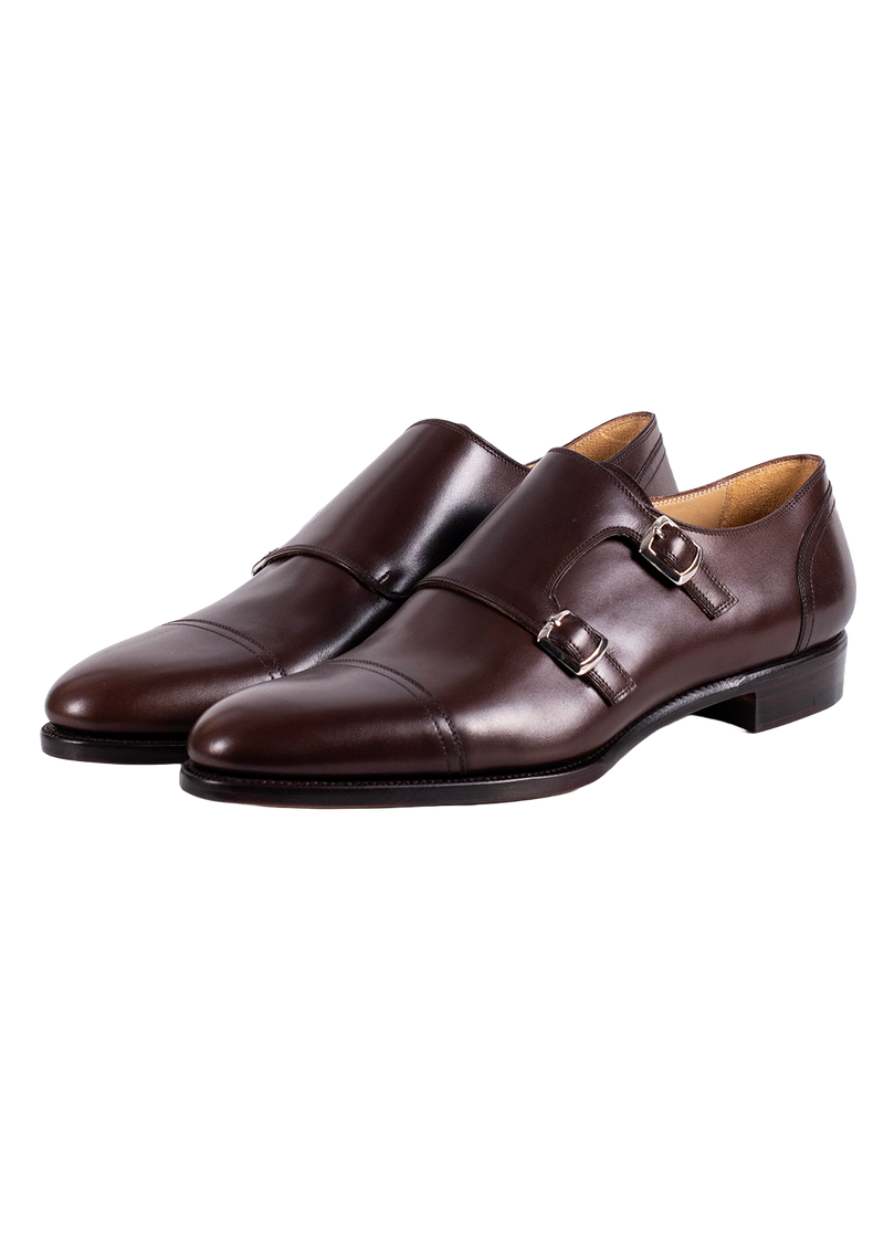 Chocolate Brown Double Monkstraps