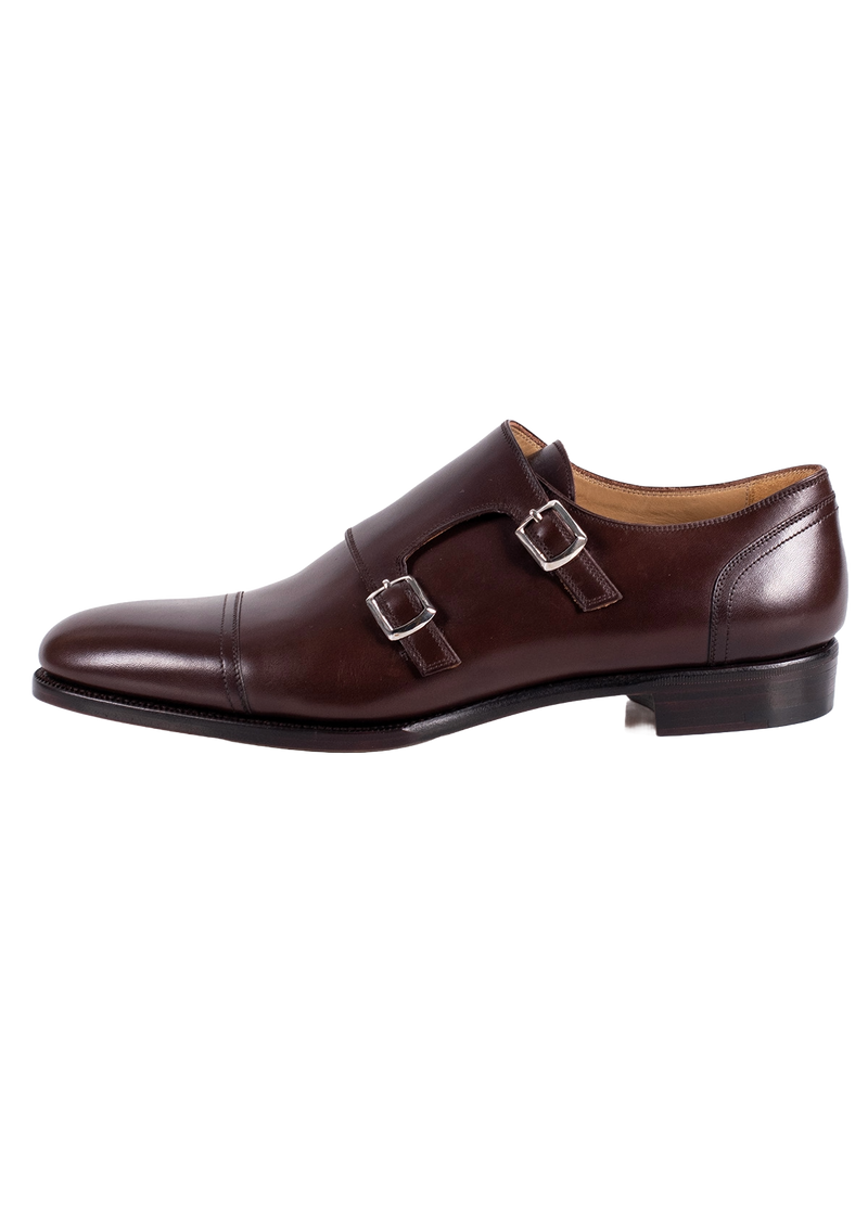 Chocolate Brown Double Monkstraps