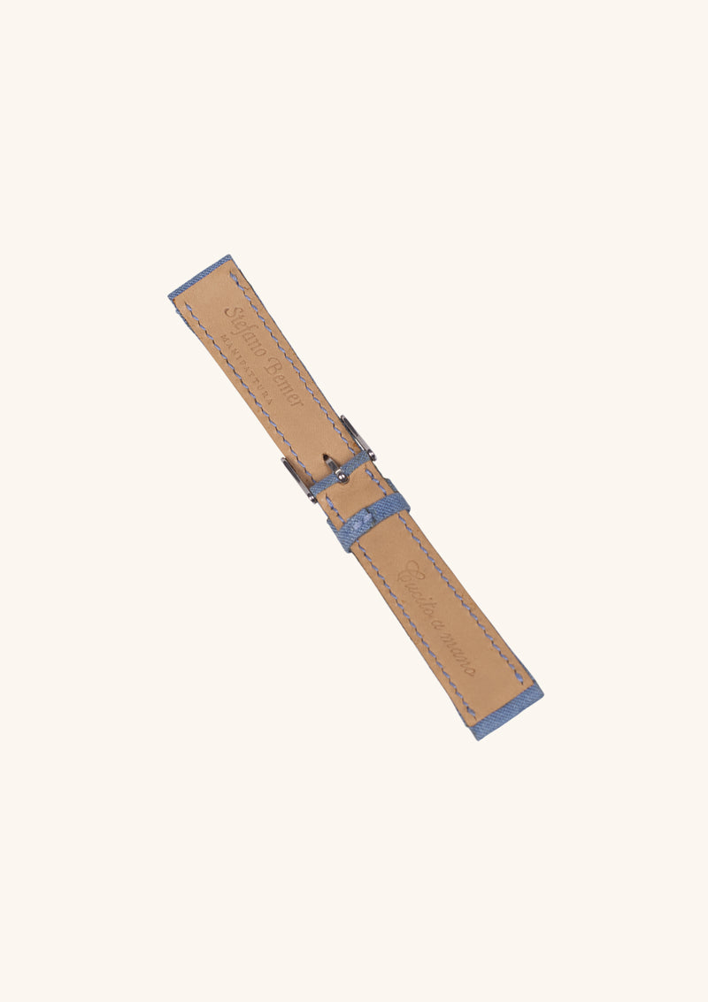 Light Wash Denim Watch Strap