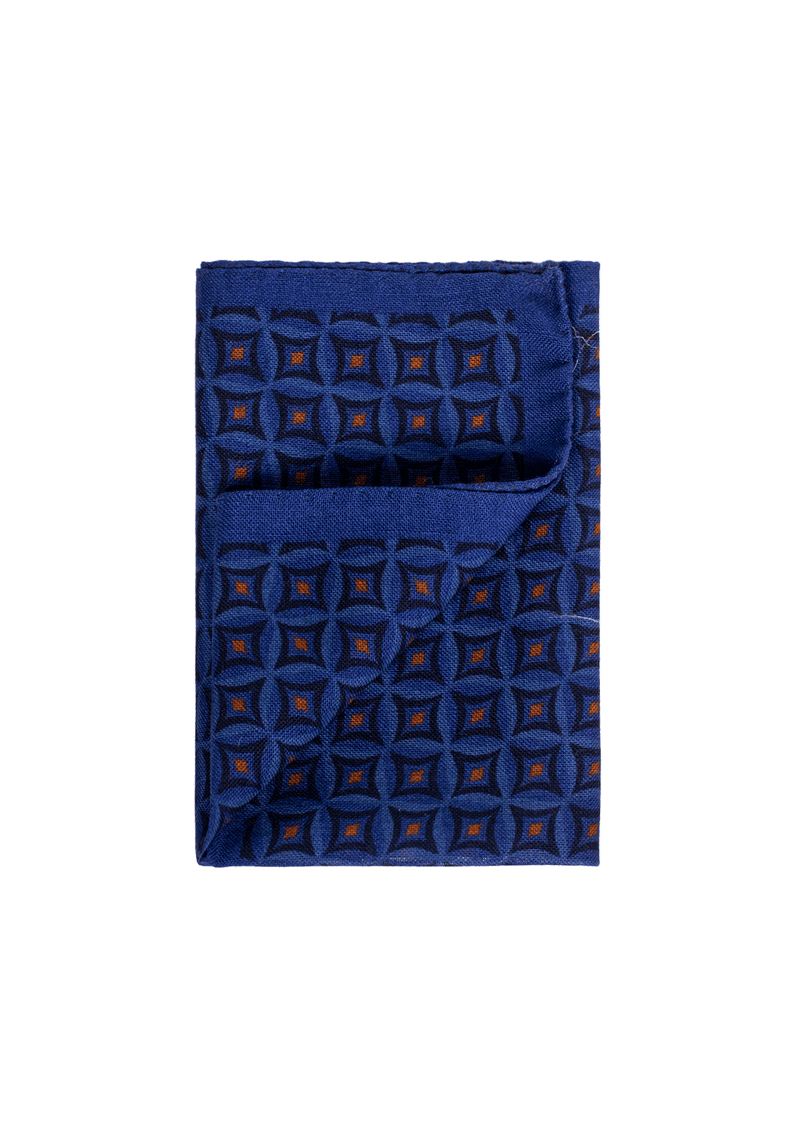 Geometric Diamond Pattern Pocket Square