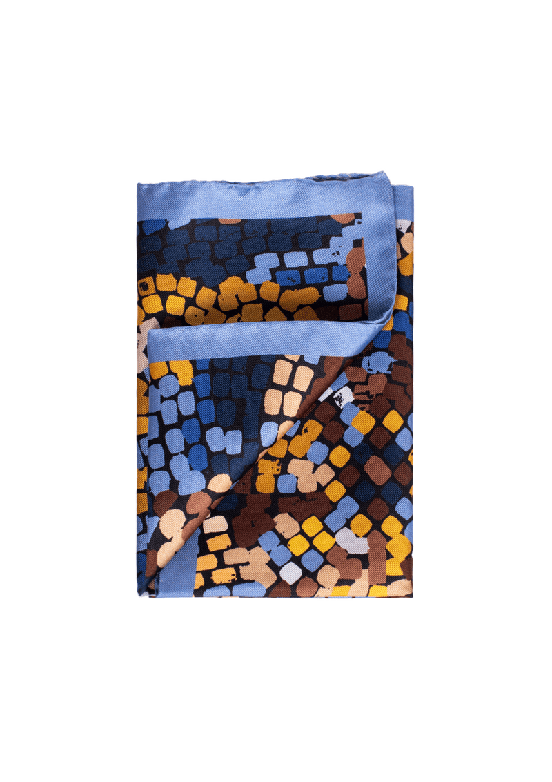Mosaic Pattern Pocket Square