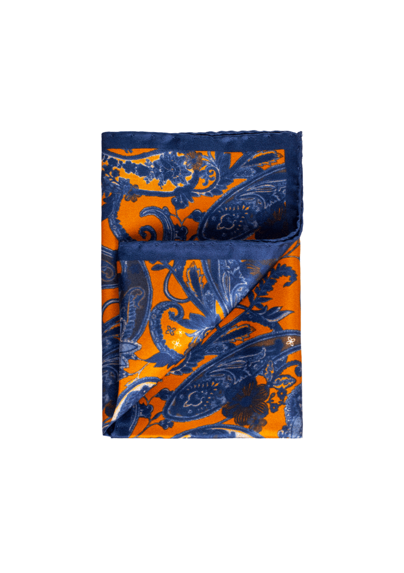 Paisley Floral Pattern Pocket Square