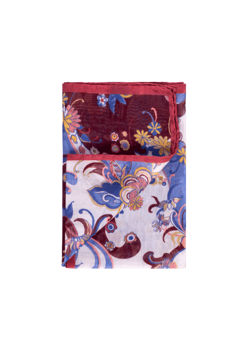 Floral Abstract Pocket Square