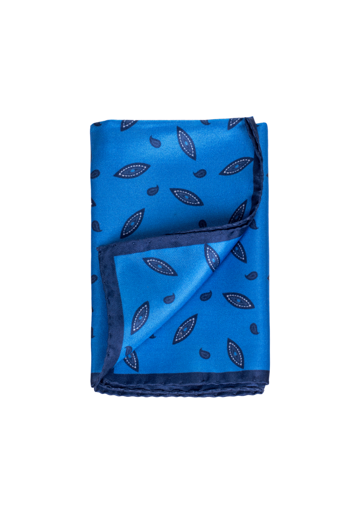 Leaf Print Pocket Square