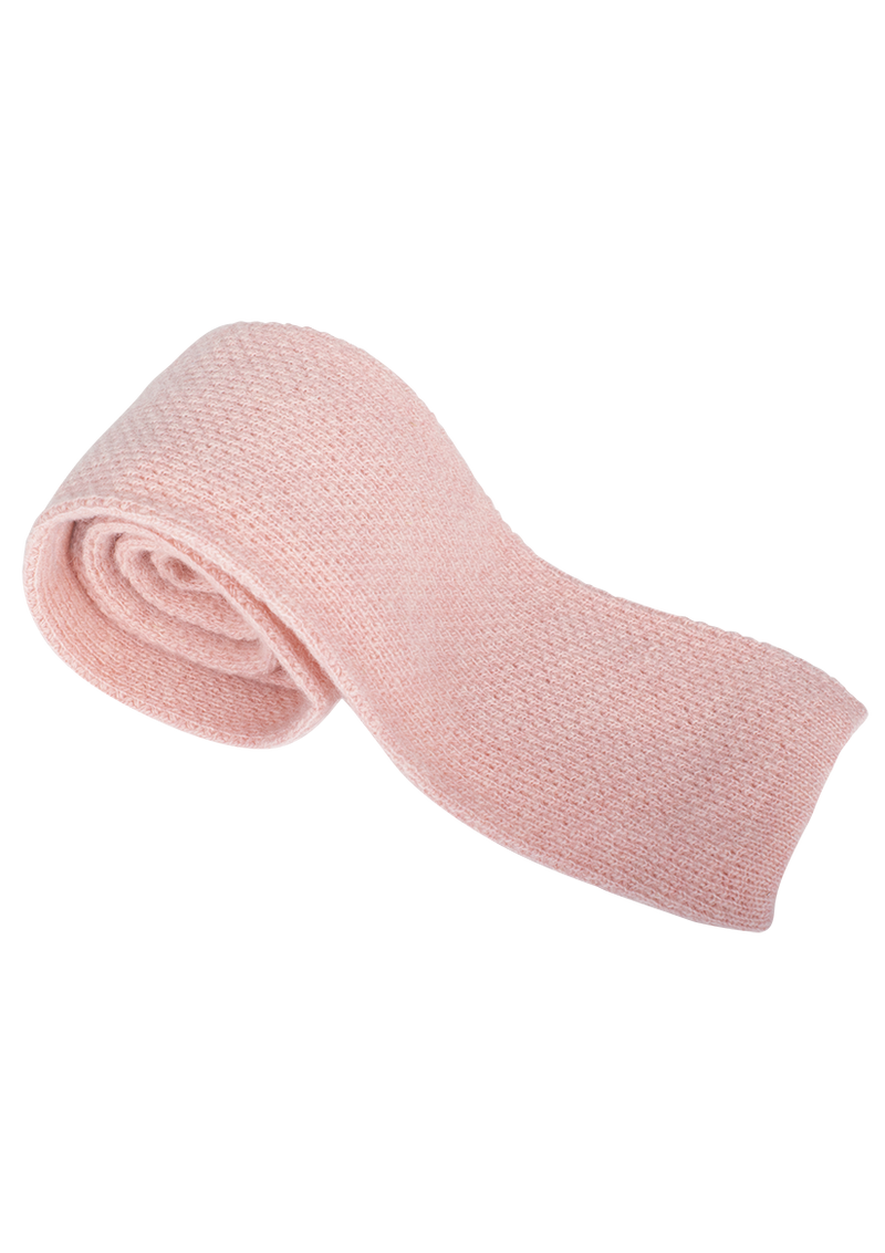 Pastel Pink Wool Maglia Tie