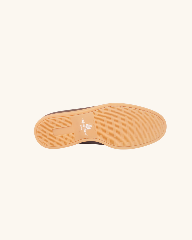 Brown Deerskin Bemer Walk Loafers