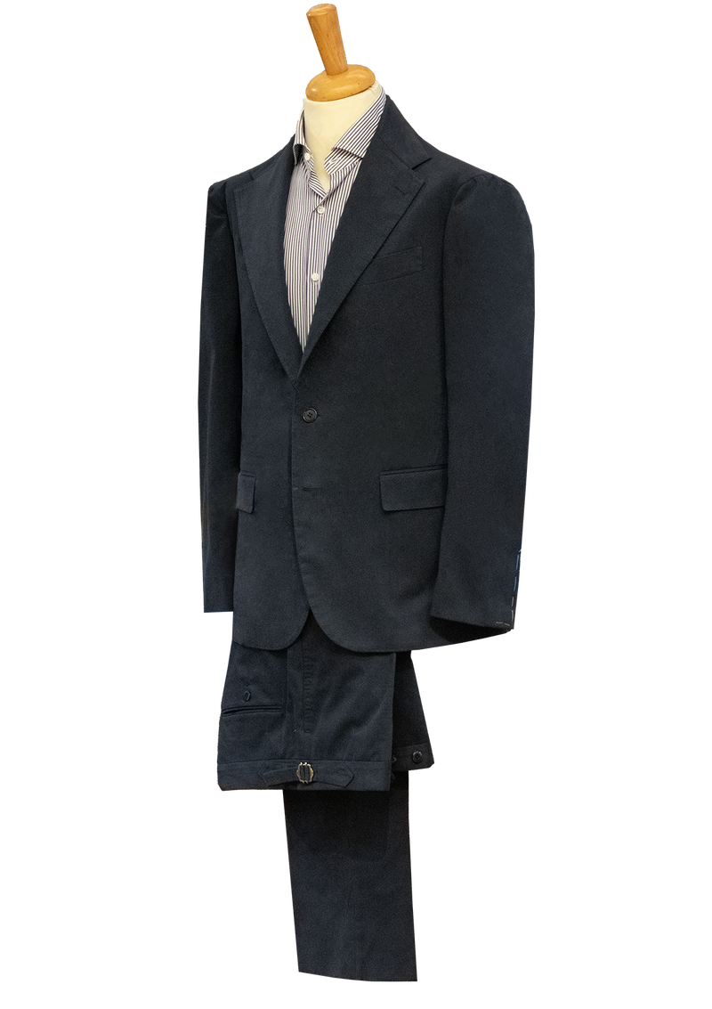 Blue Cotton Suit