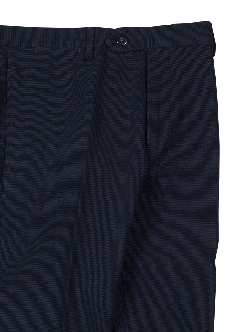 Blue Fustagno Cotton Trousers