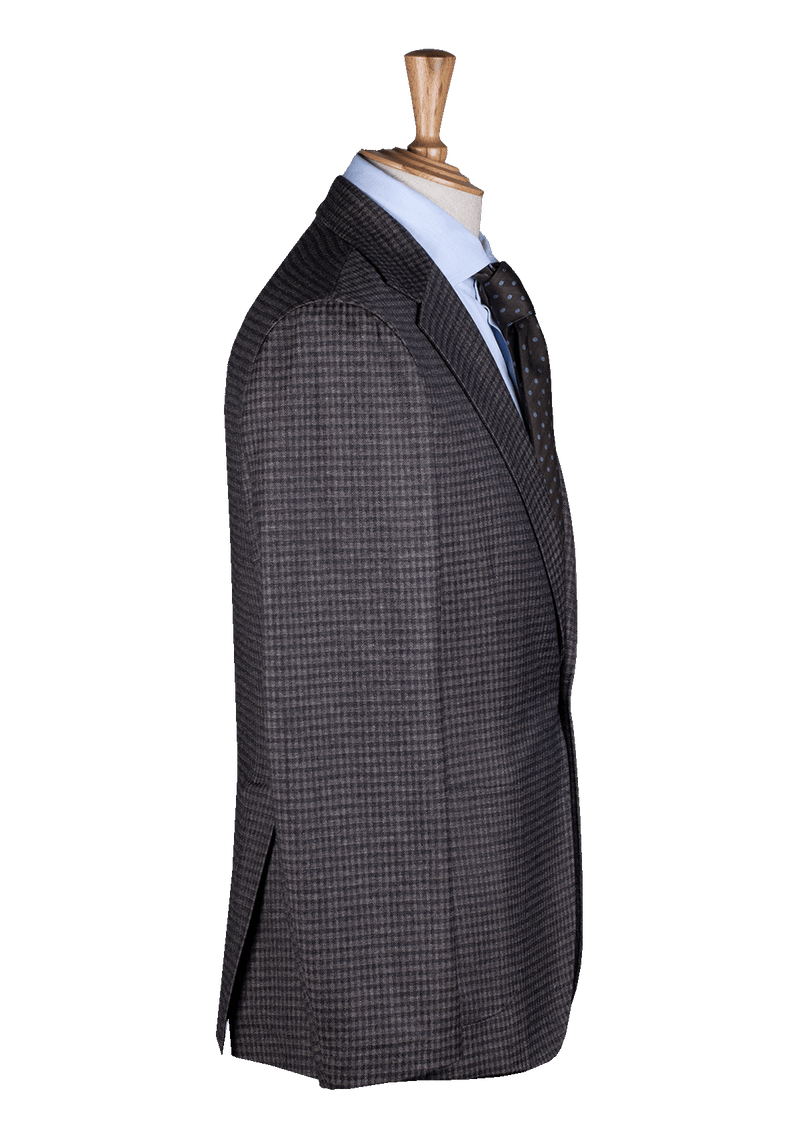 Brown Checked Overshirt Jacket