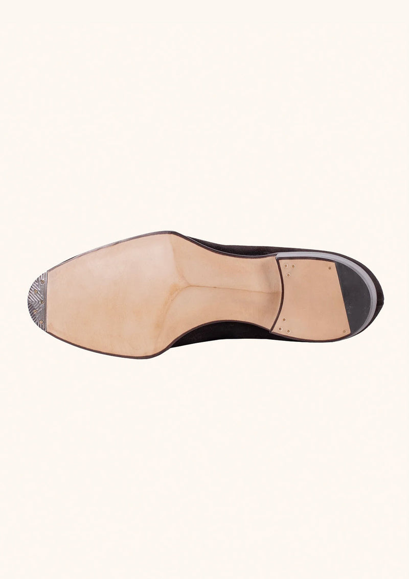 Dark Brown Suede Loafers