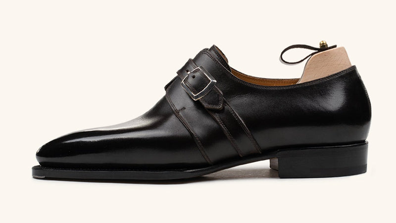 Dark Brown Single Monk Strap