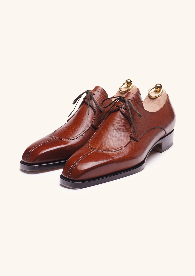 Brown Split Toe Apron Derbies
