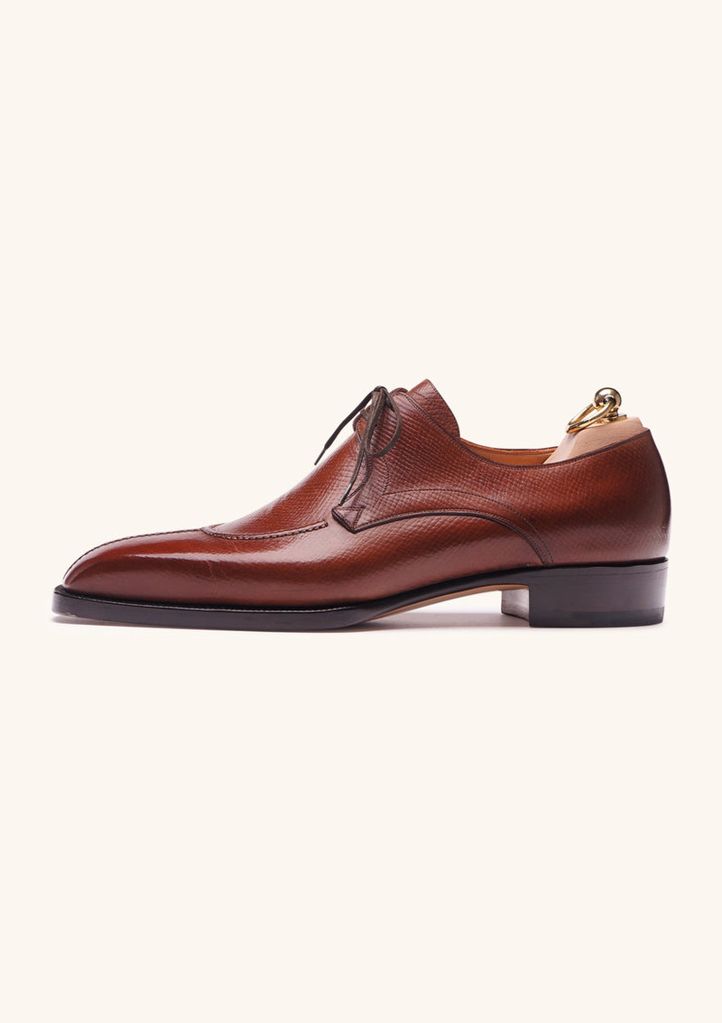 Brown Split Toe Apron Derbies