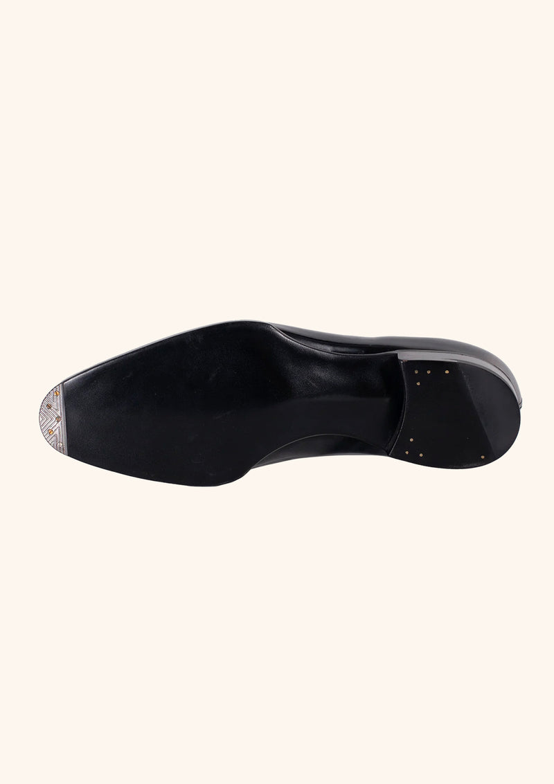 Black Wholecut Oxfords