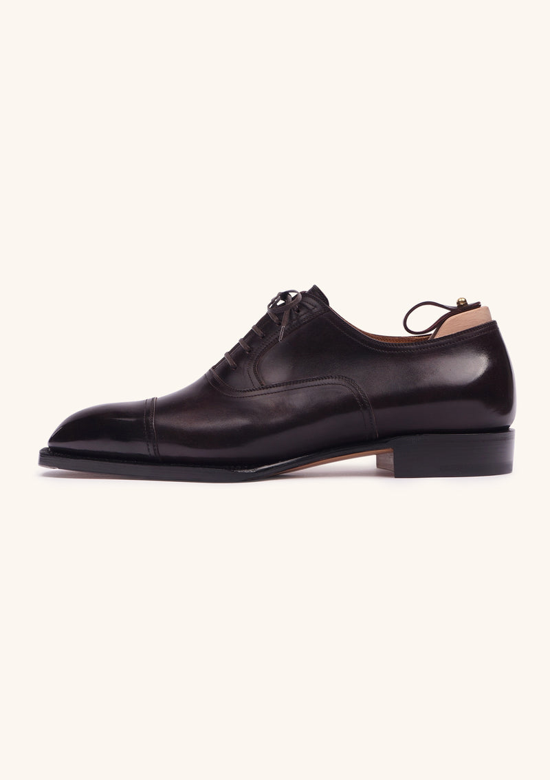 Dark Brown Cap Toe Oxfords