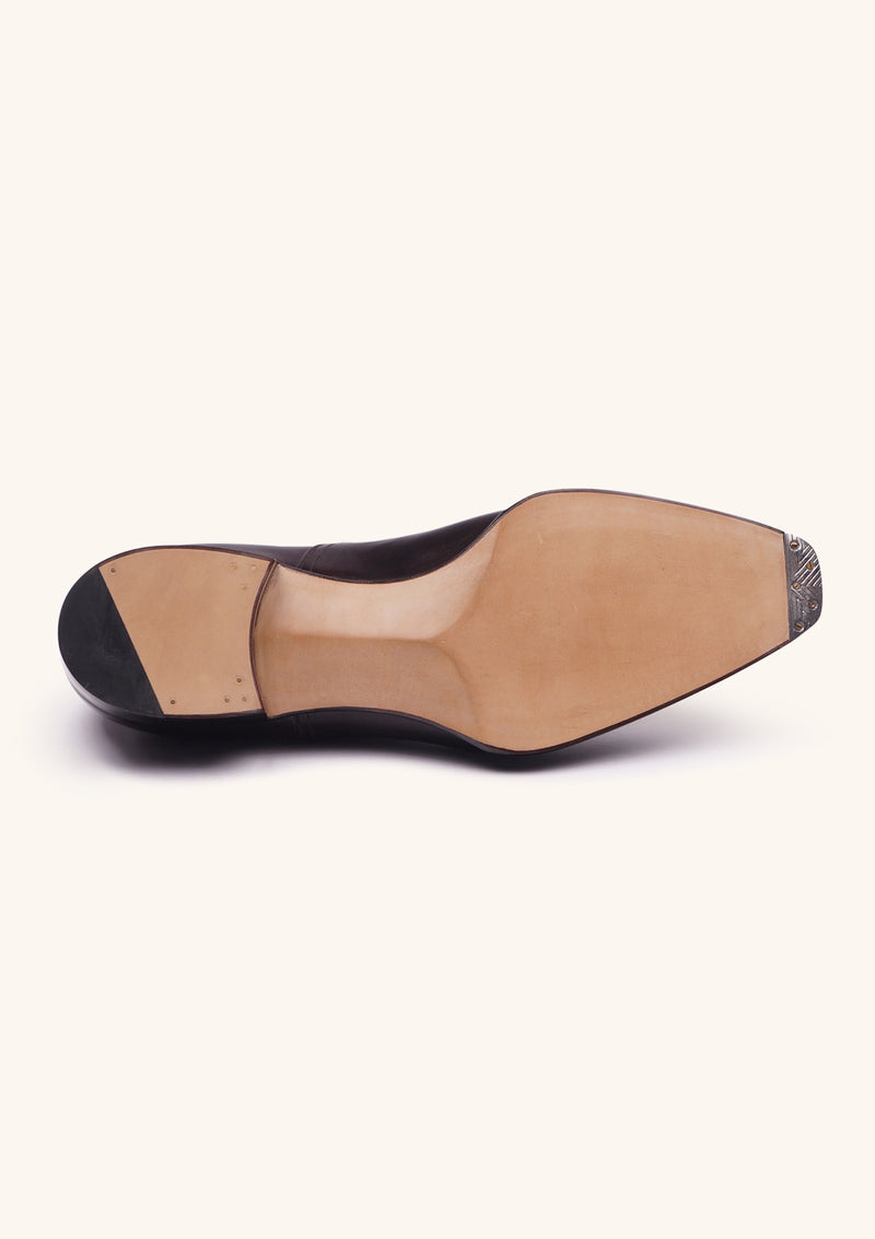 Dark Brown Cap Toe Oxfords