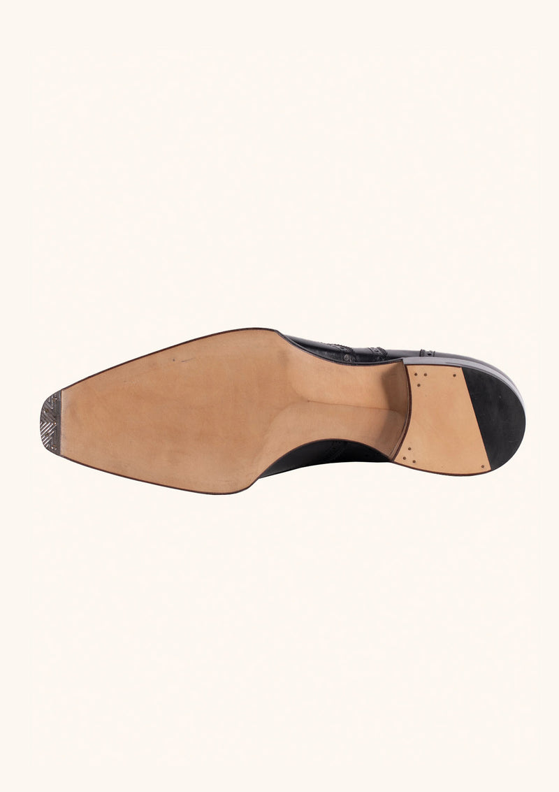 Black Brogued Wingtip Oxfords