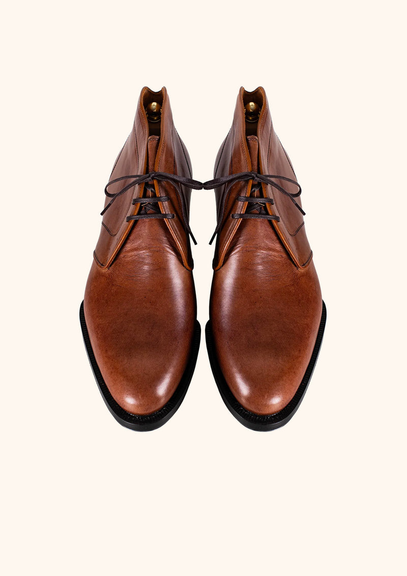Tan Brown Chukka Boots with Rubber Sole