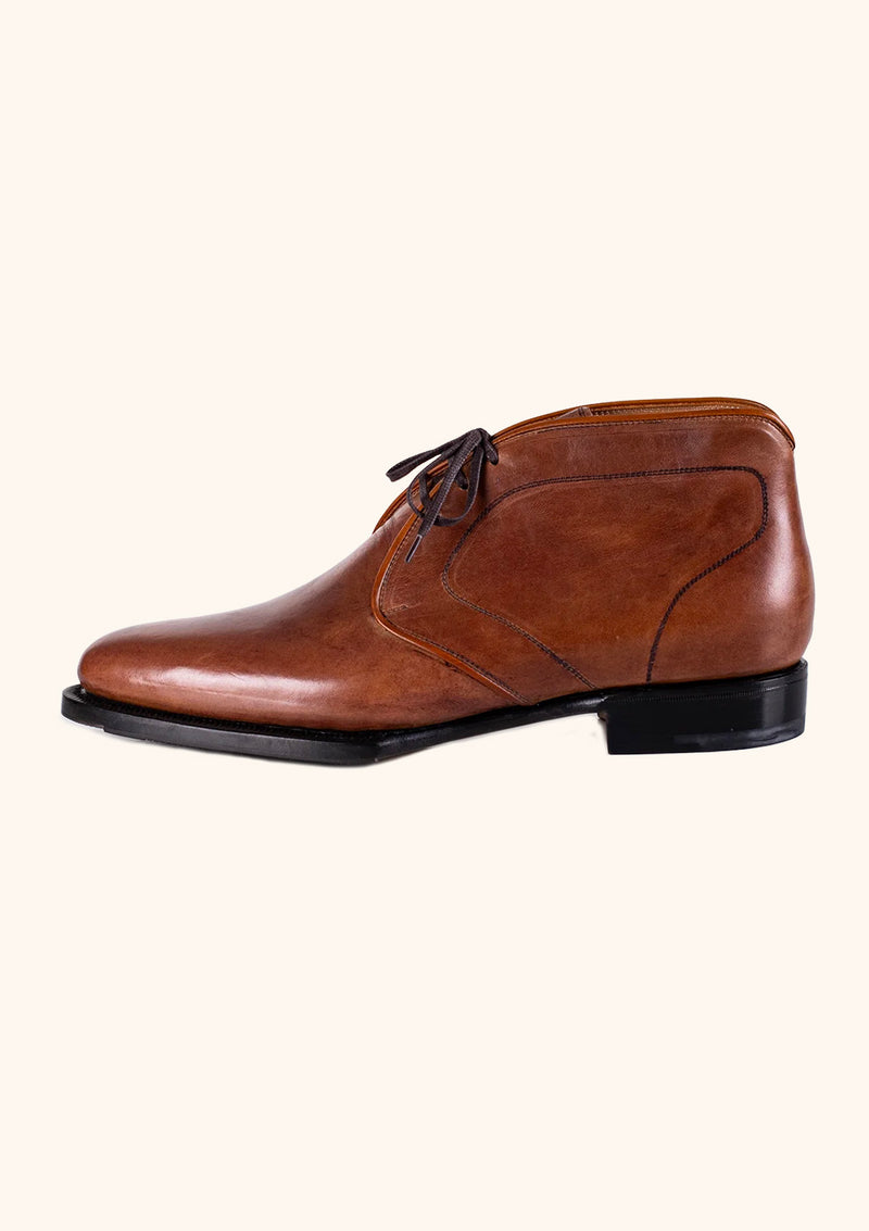 Tan Brown Chukka Boots with Rubber Sole