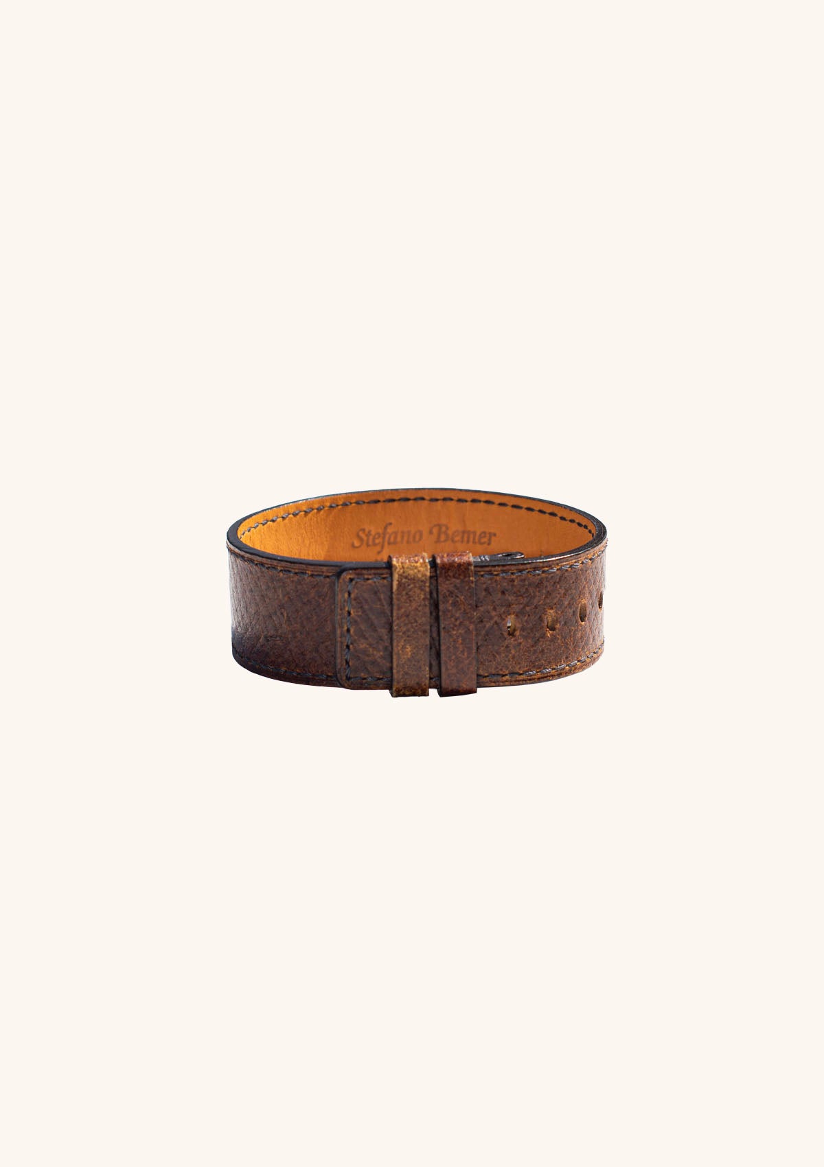 Brown Horsefront Leather NATO Watch Strap