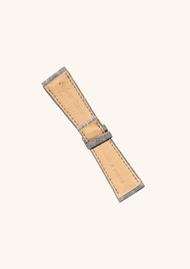 Grey Elephant Leather Watch Strap
