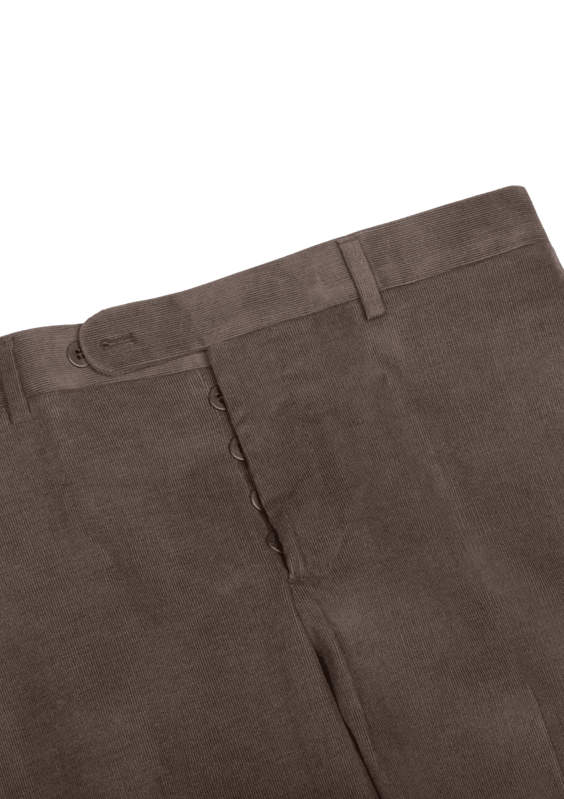 Brown Men's Light Velvet Trousers