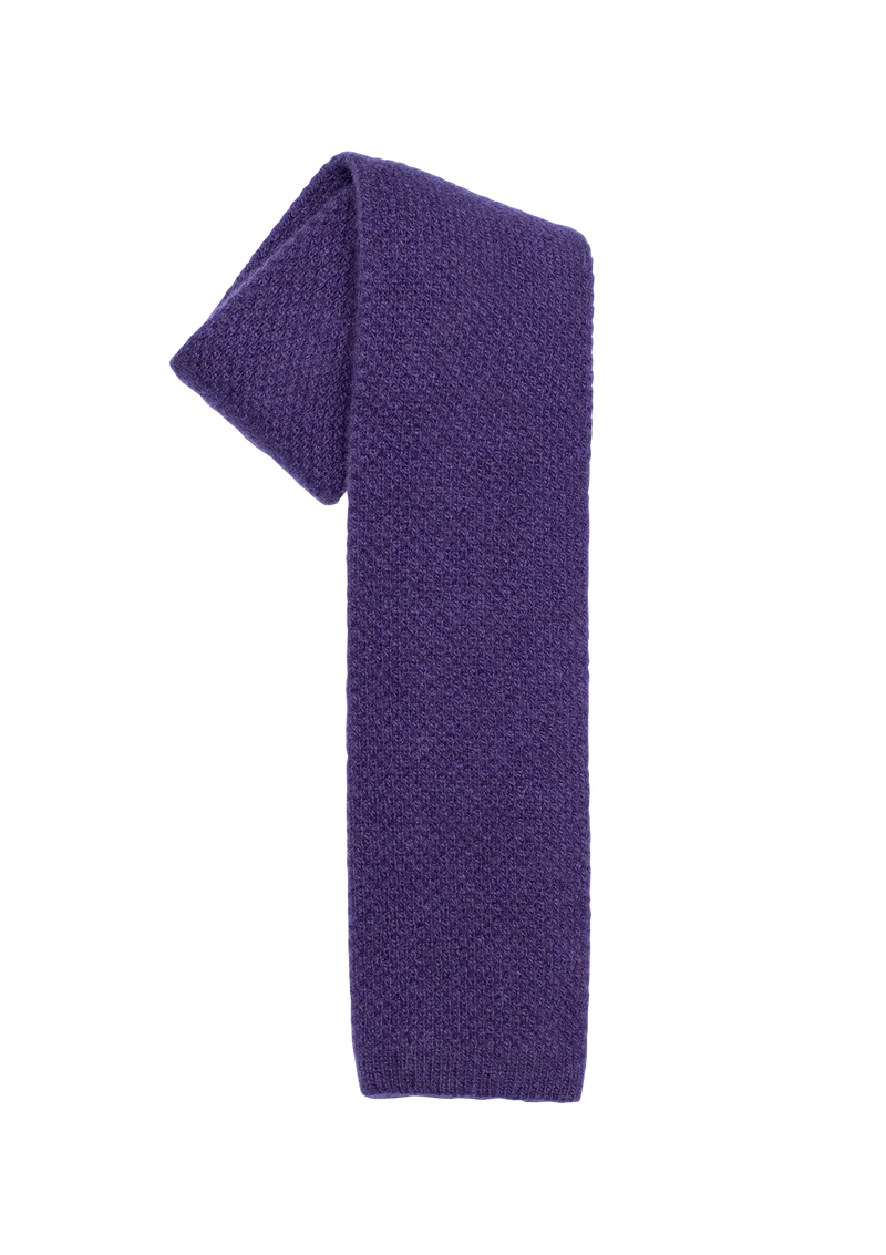 Purple Wool Maglia Tie