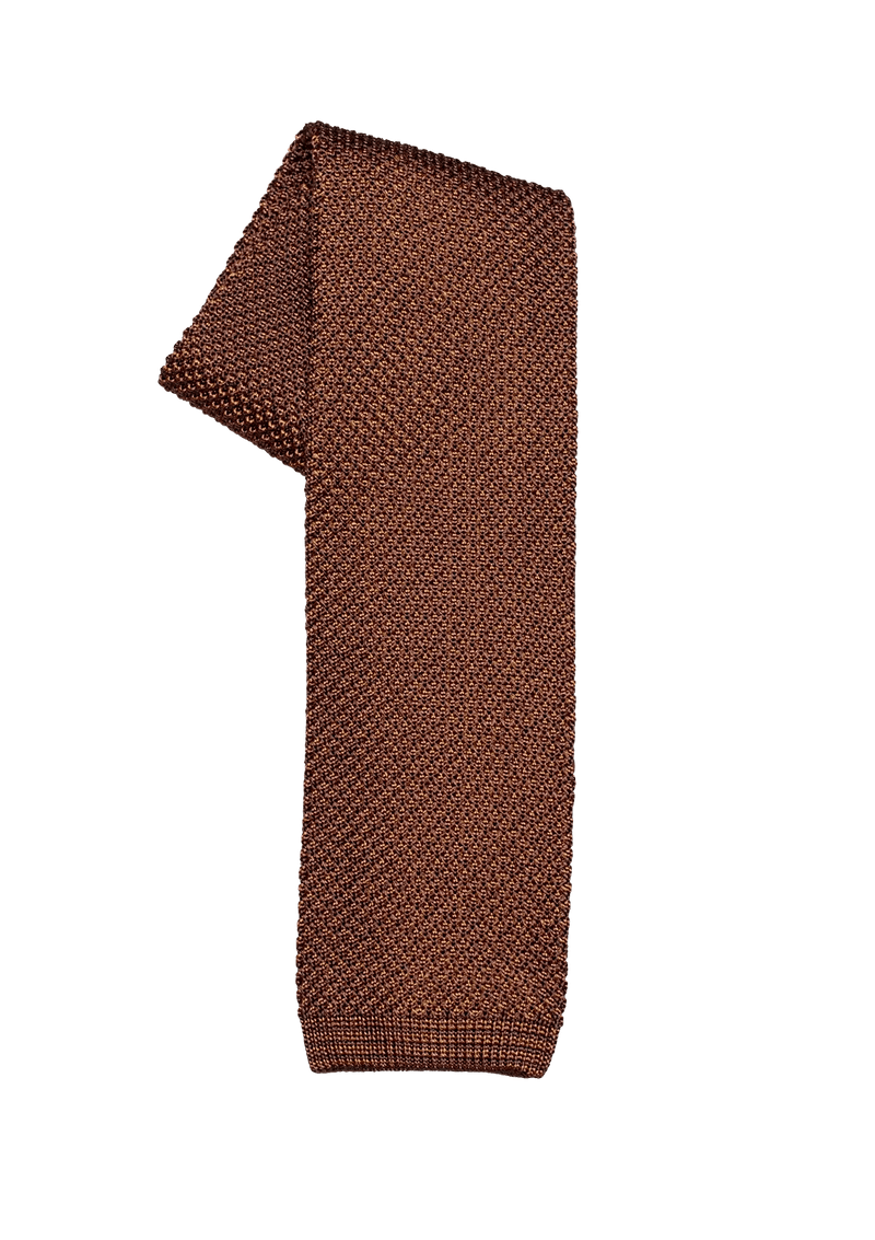 Brown Palette Silk Maglia Tie, P02