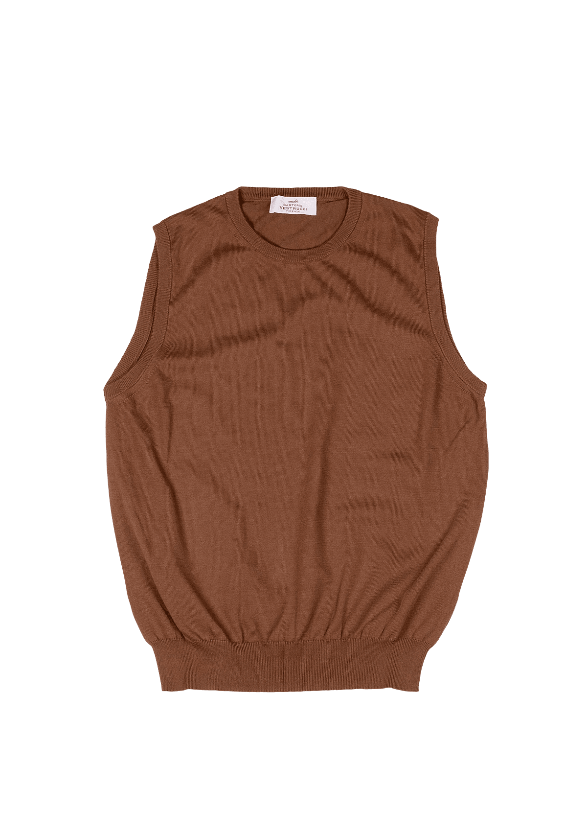 Middle brown Cotton Waistcoat