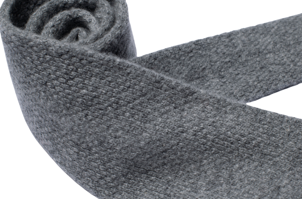 Light Grey Wool Maglia Tie