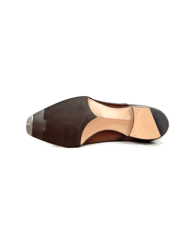 Replica Semi-brogued cap toe Oxfords with a Thin Rubber Sole