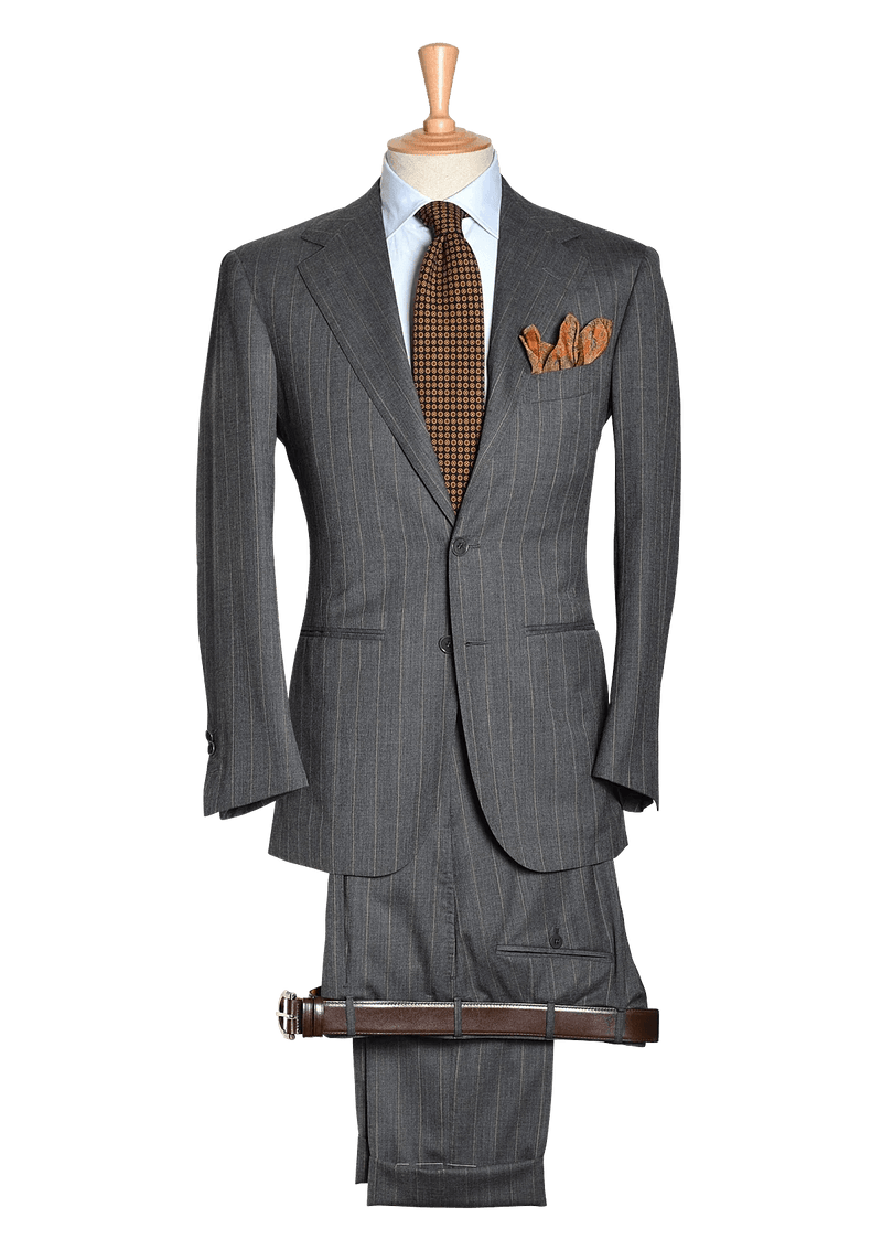 Grey Pin Stripe Suit