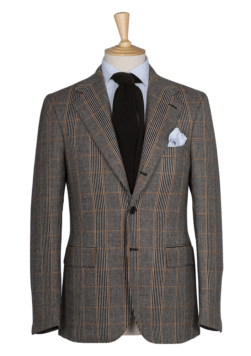 Grey Prince of Wales Unstructured Jacket