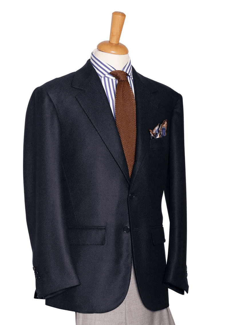 Men's Dark Blue Cashmere Blazer