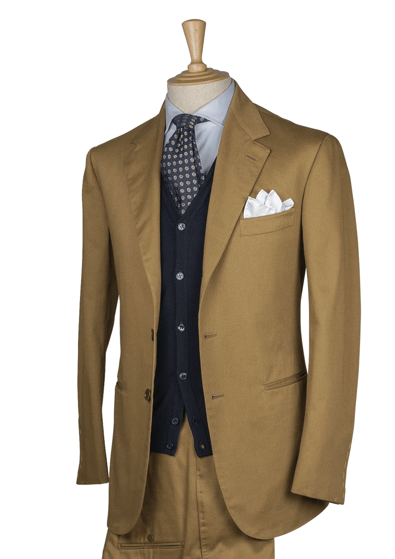 Tobacco Cotton Suit