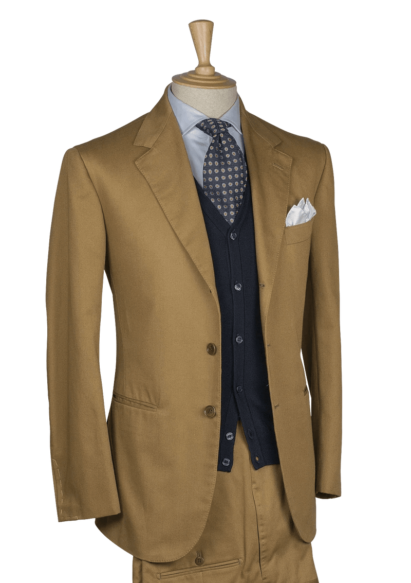 Tobacco Cotton Suit