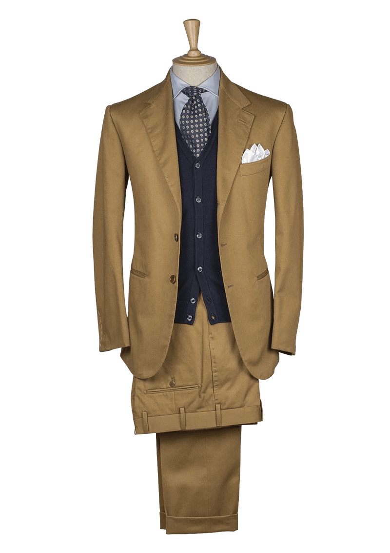 Tobacco Cotton Suit